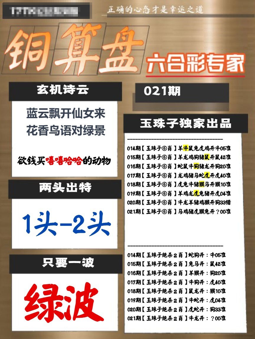 021期铜算盘[图]