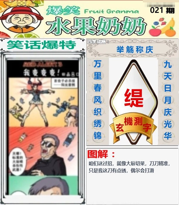 021期爆笑水果奶奶[图]